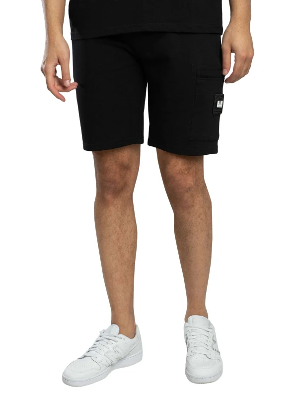 Image of Weekend Offender Hawkins Zip Pocket Sweat Shorts Black XL