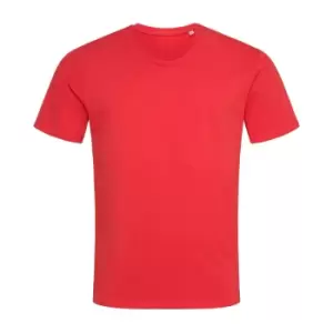 Image of Stedman Mens Stars T-Shirt (S) (Scarlet Red)