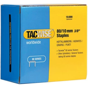 Image of Tacwise - 80/8MM Staples (Box-10000)