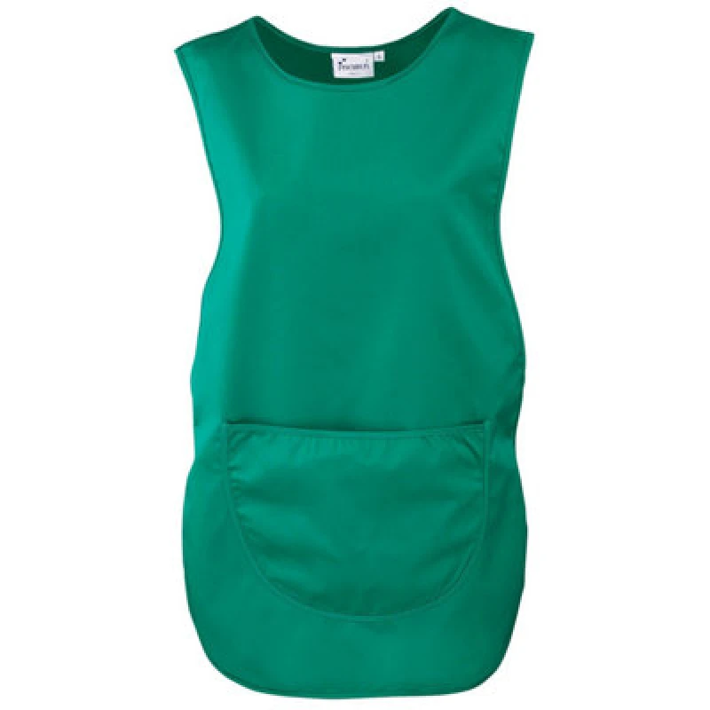 Image of Premier Premier Plain Pocket Tabard in Emerald Size: Small Emerald S Unisex 5063470772049