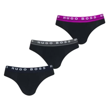 Image of Hugo Boss 3 Pack Logo Briefs Patterned Size L Men
