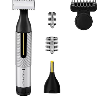 Image of REMINGTON Omniblade Precision Wet & Dry Beard Hair Clipper - Black & Silver