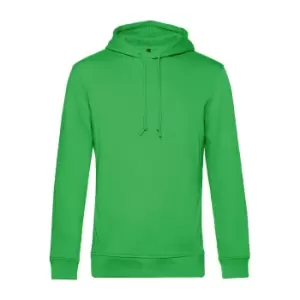 Image of B&C Mens Organic Hooded Sweater (M) (Apple Green)