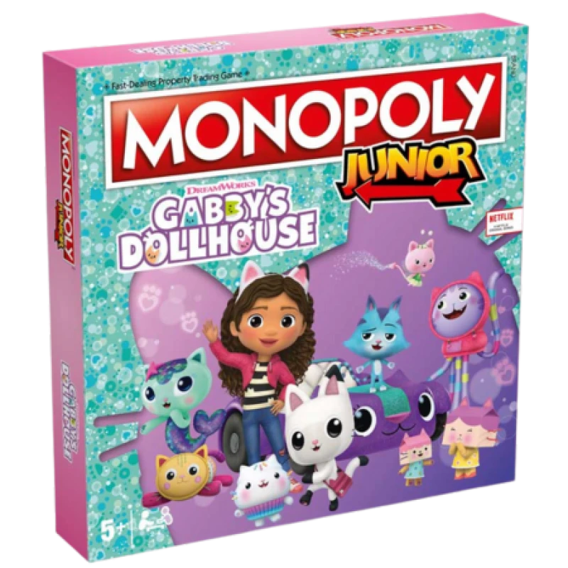 Image of Gabby's Dollhouse|Monopoly Gabbys Dollhouse Monopoly ZW38101