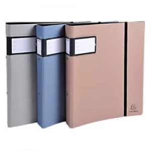Image of Exacompta Ring Binder Campus Metal 54662E Polypropylene A4 30 mm 2 ring Assorted Pack of 10