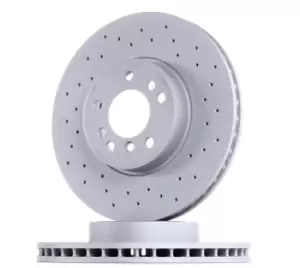 Image of ZIMMERMANN Brake disc 150.1298.52 Brake rotor,Brake discs BMW,X3 (E83),X5 (E53)