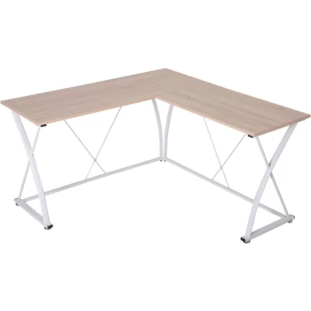 Image of Vinsetto - L-Shaped Computer Desk Corner PC Table Modern Writing Workstation