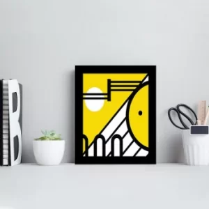 Image of SCT-038 Multicolor Decorative Framed MDF Painting