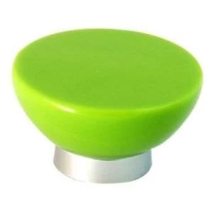 Image of BQ Green Round Furniture Knob Pack of 1