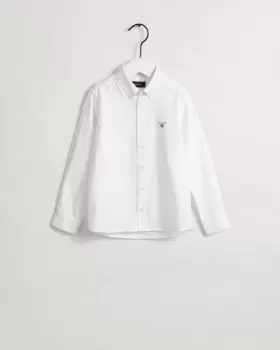 Image of GANT Kids Kids Archive Oxford Shirt (122/128) White