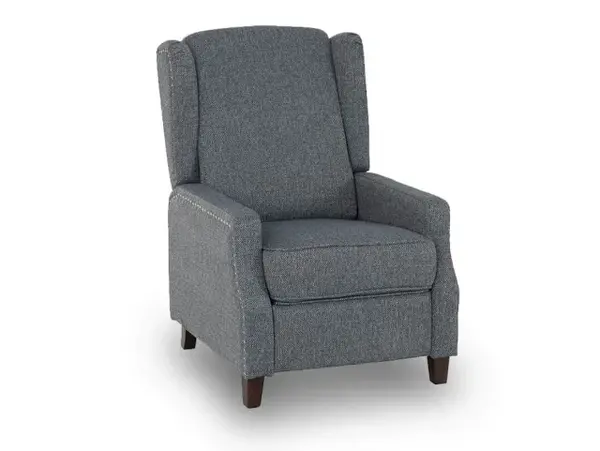 Image of Seconique Kensington Blue Fabric Recliner Chair