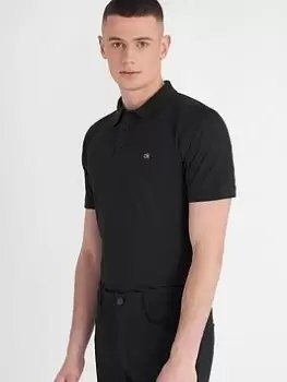 Image of Calvin Klein Golf Planet Polo - Black, Size L, Men