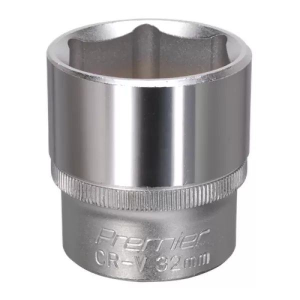 Image of Genuine SEALEY S1232 WallDrive® Socket 32mm 1/2Sq Drive