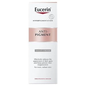 Image of Eucerin Anti-Pigment Face Night Cream Age & Sun Spots 50ml