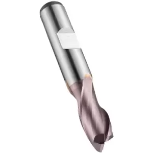 Image of C126 1.00MM HSS-E 2 Flute Weldon Shank Slot Drill - TiCN Coated - DIN 327D