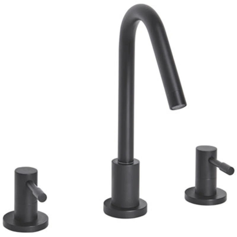 Image of Beliani Basin Mixer Tap Kalambo Brass Black