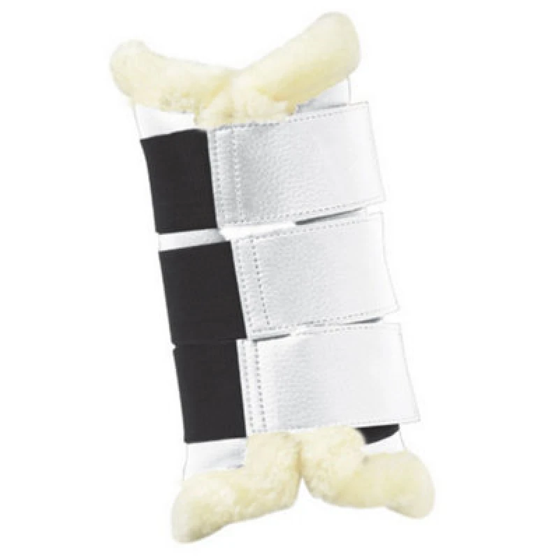 Image of Hyimpact Combi Faux Leather Brushing Boots White (L)