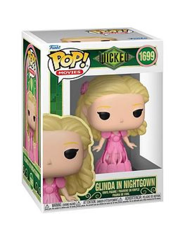 Image of Funko Pop! Movies: Wicked - Glinda in Nightgown - Collectable Vinyl Figure - Gift Idea - Official Merchandise - Toys for Kids & Adults - Movies Fans -