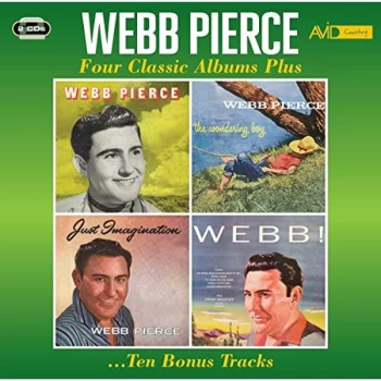 Image of Webb Pierce - Four Classic Albums Plus CD