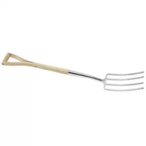 Image of Draper Heritage Stainless Steel Digging Fork with Ash Handle