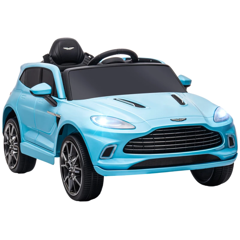 Image of AIYAPLAY Aston Martin DBX Licensed 12V Kids Electric Car w/ Remote Blue