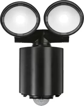 Image of KnightsBridge 230V IP55 Twin Spot LED Security Light - Black
