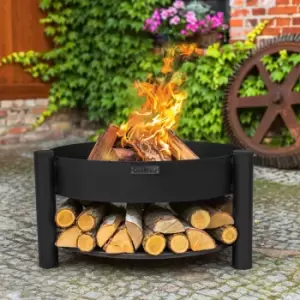 Image of Cook King Montana 80cm Fire Bowl Black