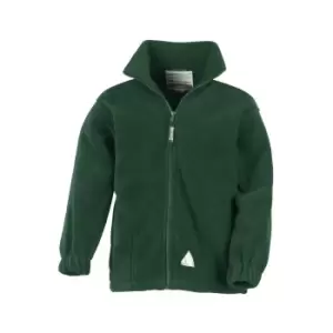 Image of Result Childrens/Kids Full Zip Active Anti Pilling Fleece Jacket (8/10) (Forest Green)