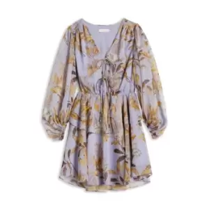Image of Ted Baker Gretia V-Neck Dress - Purple