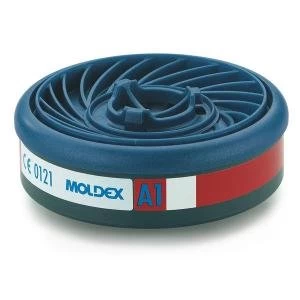 Image of Moldex A1 70009000 Particulate Filter EasyLock System Blue Ref M9100