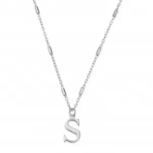 Image of Iconic Initial S Silver Necklace SNCC4040S