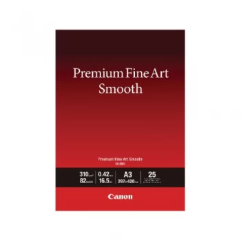 Image of Canon FA-SM1 A3 Premium Fine Art Smooth Photo Paper 310g x25