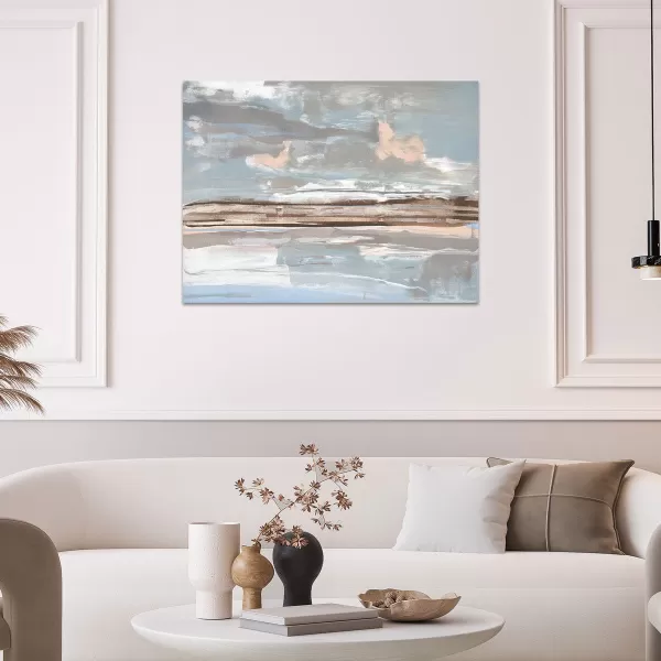 Image of The Art Group Soozy Barker (Taupe Sands) 60x80cm Wall Art