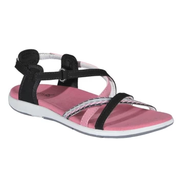 Image of Regatta Lady Santa Roma Sandals - Blk/HeathrRo