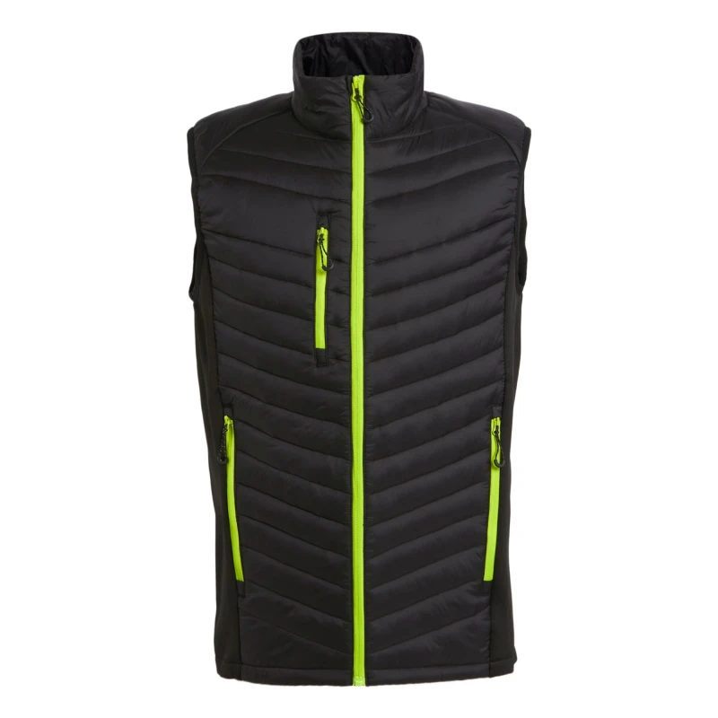 Image of Regatta Professional Mens Quilted Hybrid Gilet in Pale Green Size: Small Pale Green Male S