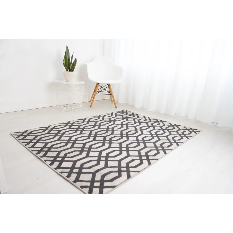 Image of Rugstyle BALLETTO 18FA Beige/Anthra unisex 80x150cm