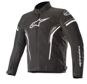 Image of Alpinestars T-SP-1 Waterproof Motorcycle Textile Jacket, black-white, Size S, black-white, Size S