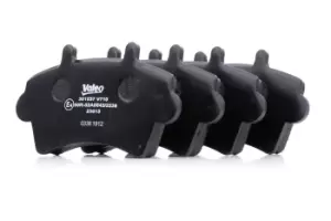 Image of VALEO Brake pad set OPEL,RENAULT,NISSAN 301537 4106000QAD,1605980,4402993 4404585,4106000QAD,7701206727,7701207339,9110993,9112585,93173180