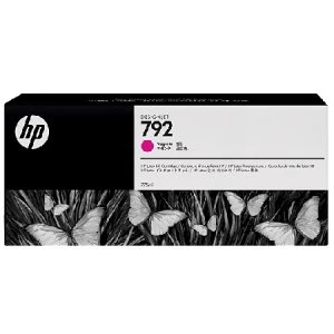 Image of HP 792 Magenta Latex Designjet Ink Cartridge