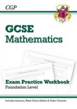 Image of Gcse Maths Exam Practice Workbook with Answers and Online Edition - Foundation Hardback