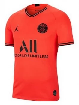 Image of Nike Mens Psg Jordan 17/18 Away Short Sleeved Shirt