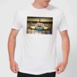 Image of Friends Central Perk Coffee Sign Mens T-Shirt - White