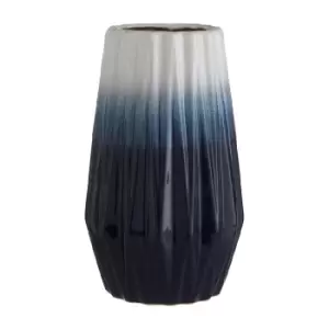 Image of Premier Housewares Azul Ceramic Vase Blue/White - Small