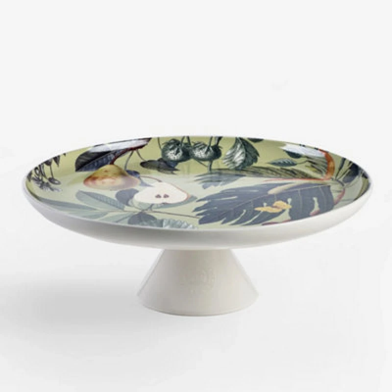 Image of Pure Table Top Kew Gardens Bloom Fruit & Floral Cake Stand 28Cm