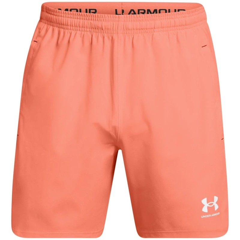 Image of Under Armour Challenger Pro Woven Shorts Adults Orange male S