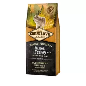 Image of Carnilove Large Breed Adult Salmon and Turkey Dog Food 12kg