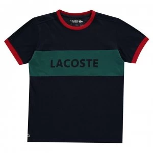 Image of Lacoste Vintage T Shirt - Navy