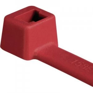 Image of HellermannTyton 111-04804 T50R-PA66-RD Cable tie 200 mm 4.60 mm Red 100 pc(s)