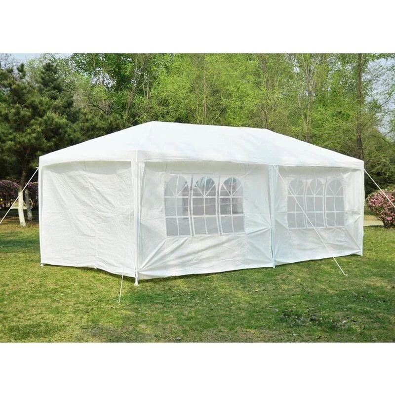 Image of MCC Direct 3x3m Event Gazebo with Removable Sides in White White Unisex