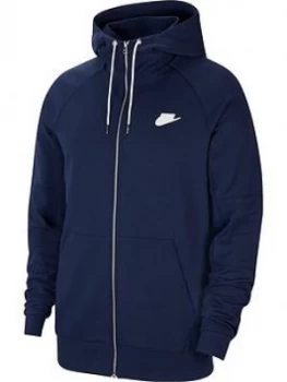 Image of Nike Sportswear Modern Full Zip Hoodie - Navy